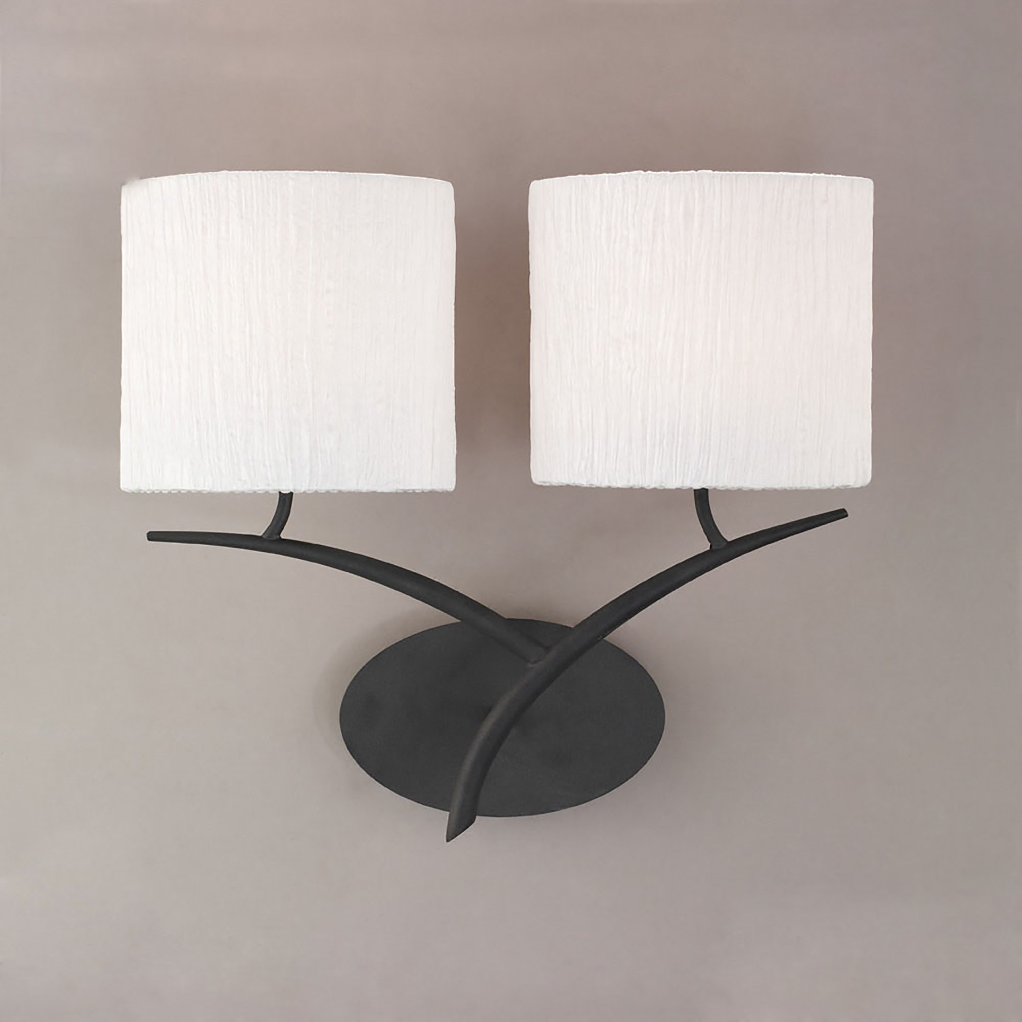 Eve Anthracite-White Wall Lights Mantra Armed Wall Lights Eve Anthracite-White Wall Lights Mantra Armed Wall Lights
